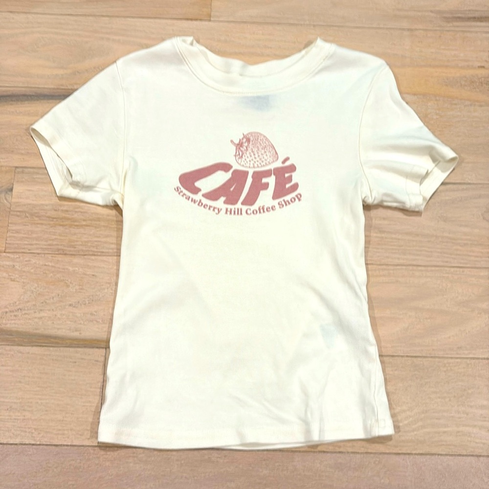 DIVIDED Strawberry Baby Tee